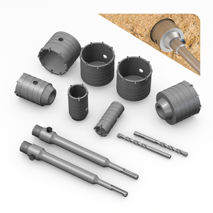 ARELENE%20SDS%20Plus%20Hammer%20Drills%20Wall%20Hole%20Saw%20Drill%20Bit%20Set%20Cutter%20Tools%20with%20Round%20Shaft%20Concrete%20Cement%20Stone%20Hole%20Opener,45mm%20-%20Image%207
