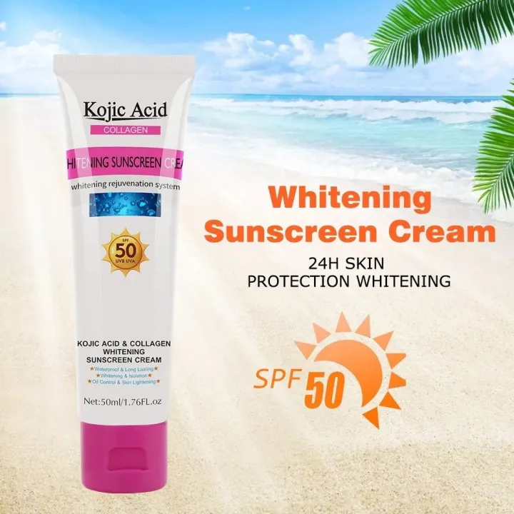 KOJIC%20ACID%20&%20COLLAGEN%20SUNSCREEN%20CREAM%2050ml%20-%20Image%203