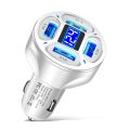 Car Charger Digital Display Fast Charging 12-24V Smart Phone USB MultiPort Adapter 3.1A Mobile Charger Auto Interior Accessories. 