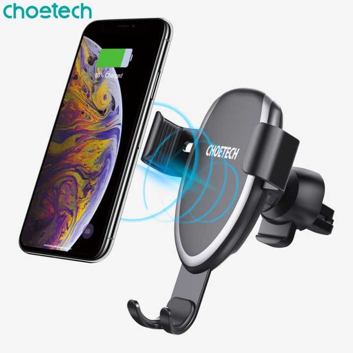 Choetech T536-S Phone Holder 7.5W Fast Wireless Charging Car Mount