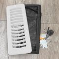 Floor Register Cover Trap, 6pcs 4 Inch X10 Inch Air Vent Filter Mesh Catcher, Floor Air Vent Screen Mesh Cover. 