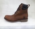 Remember Brown Vintage Leather Lace-Up Boots For Men- N4. 