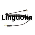 Linguolin New style 2025 NEW 3.5mm to Male PC Flash Sync Cable Screw Lock for Trigger Studio Light Guka. 