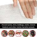 Slug , Pest Control, 12.7x100cm Double Layer Knit Copper Wire Mesh Rodent Control for Mouse. 