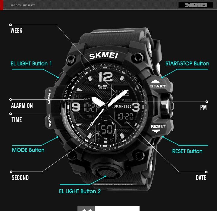 Skmei%201155%20Adult%20Double%20Time%20Watches%20Wristwatch%20Dual%20Display%20Digital%20Electronic%20Watch%2050M%20Waterproof%20Watch%20Luminous%20Sport%20Watch%20for%20MEN-%20Black%20-%20Image%203