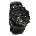 Black Bolano 80135 Quartz Stainless Steel Wrist Watch For Men. 