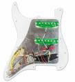 Fishman PRF-STR-WPG Fluence Loaded Pickguard-3 Single Width Pickups For Strat In White. 