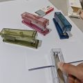 Creative Use 24/6 26/6 Staples Stapler Effortless Large Size Stapling Machine Transparent Labor-saving Manual Binding Tool Office School. 