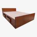 Wooden Double Bed- 4 x 6 x 1 Ft. 