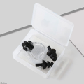 QibeistoeFashion Waterproof Earplug Set: Earplug Anti-Noise, Soft Swimming Nose Clip, Silicone Waterproof Silicone, Soundproof Earbuds, Nose Cover. 