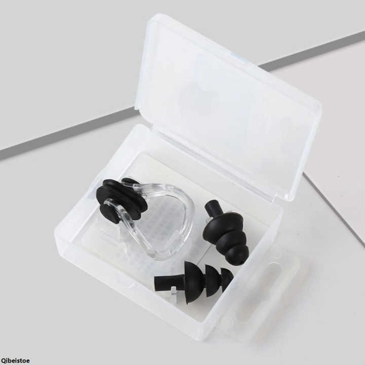 QibeistoeFashion%20Waterproof%20Earplug%20Set:%20Earplug%20Anti-Noise,%20Soft%20Swimming%20Nose%20Clip,%20Silicone%20Waterproof%20Silicone,%20Soundproof%20Earbuds,%20Nose%20Cover%20-%20Image%208