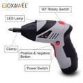 4.8V Electric Screwdriver Cordless Drill With 45 Bits Mini Wireless Power With LED Light Dremel Multi-function House Power Tools. 