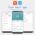NAMUNY Tuya Wifi Air Quality Monitor Smart Home CO2 Detector Formaldehyde VOC CO2 CH2O Temperature Humidity Detector, Wifi. 