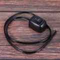 NAMUNY 2X Car DIY Switch Water Drop Shape Button Switch OFF/ON DC 12V For Fog Lights, DRL, LED Light Bar, etc. 