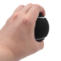 24Pcs Pack Tennis Balls Wear-Resistant Elastic Training Balls 66mm Ladies Beginners Practice Tennis Ball,Black. 