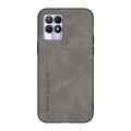 Lereach For Realme 8i Case Luxury Sheepskin Leather Shockproof Matte Back Cover. 