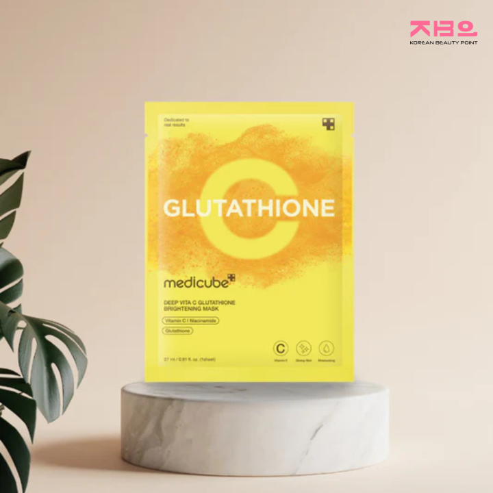 medicube Deep Vita C Glutathione Brightening Mask By