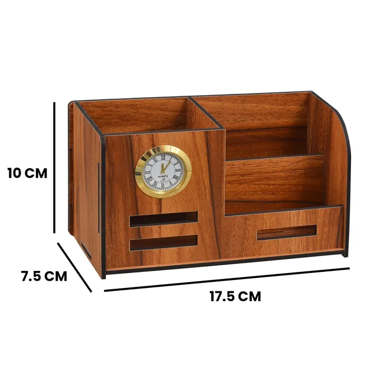 Pen%20Stand%20with%20WATCH/CLOCK%20Visiting%20Card%20&%20Mobile%20Holder%20Multipurpose%20Wooden%20Desk%20Organizer%20Pen%20and%20Pencil%20Stand%20for%20Office%20Table%20with%20Business%20Card%20Holder%20Box%20and%20Mobile%20Stand%20LINE%20-%20Image%203
