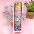 10Pcs Sanrio Washi Tape Set Adorable Kuromi, My Melody & Cinnamoroll Designs Podazz. 