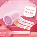 Double Eyelid Sticker 600 Sticker Roll Beauty Sticker Grid Self-adhesive Natural Invisible Long-lasting Water-adhesive Lace Olive. 