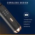 Cordless for Men Beard Straightener:Heated Beard Brush, Electric Hot Comb, Anti-Scald Mini Straightening Tool. 