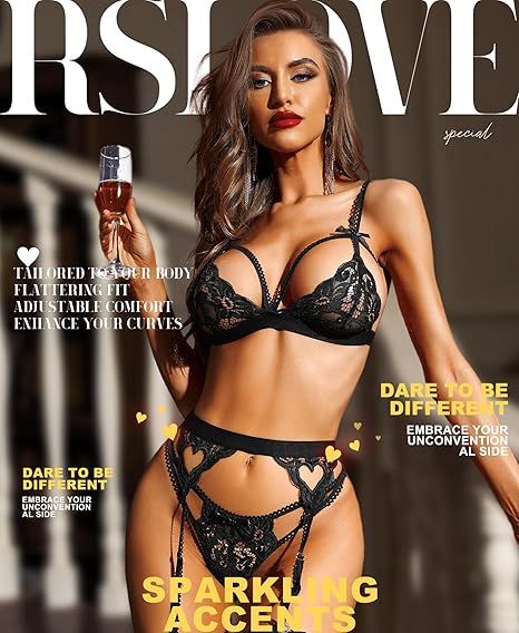 Fancyra%20Women%20Lace%20Teddy%20Bodycon%20Dress%20Lingerie%20Set%20with%20Garter%20Belt%20and%20Leg%20Stocking%20-%20Image%204