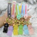 Jewels Of Nepal Cute Gummy Bear Designed Keychain / Keyring/ Key Chain / Key Ring with Strap. 