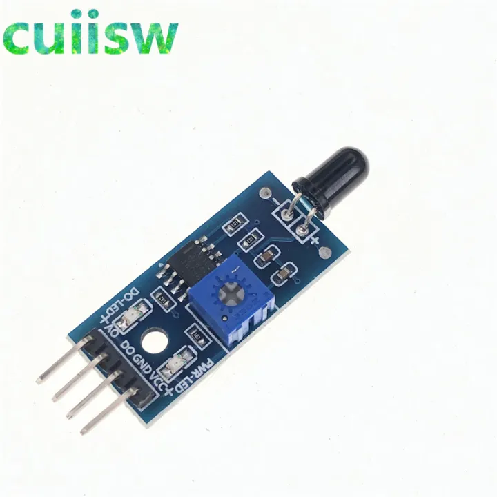 1%20Pcs%20LM393%204%20Pin%20IR%20Flame%20Sensor%20Module%20Detector%20Smartsense%20For%20Temperature%20Detecting%20Suitable%20For%20arduino%20-%20Image%203