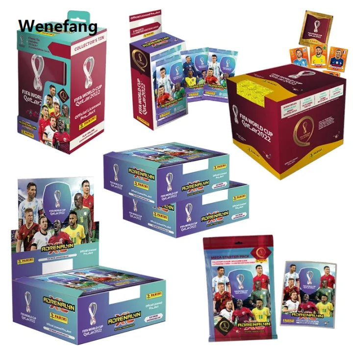 Wenefang%202022%20Panini%20Football%20Star%20Cards%20Box%20Qatar%20World%20Cup%20Soccer%20Star%20Fashion%20Collection%20Messi%20Ronaldo%20Footballer%20Limited%20Fan%20Cards%20Box%20Set%20-%20Image%202