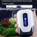 ARELENE Waterproof Aquarium Oxygen Air Pump Fish Tank Air Compressor Aerator USB Rechargeable Ultra Silent Outdoor Fishing(AR11). 