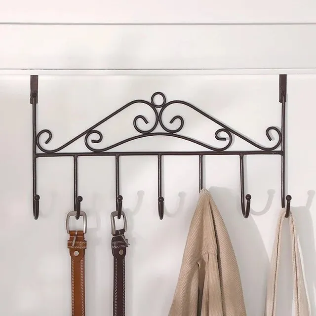 Iron%20Door%20Hanging%20Hook%20Wall%20Clothes%20Hanger%20Rack%20-%20Image%202