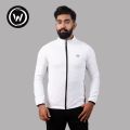 Wraon White Sporty Stretchable Outer Jacket For Men- Fashion | Jackets For Men | Men's Wear | Sporty Jackets |. 