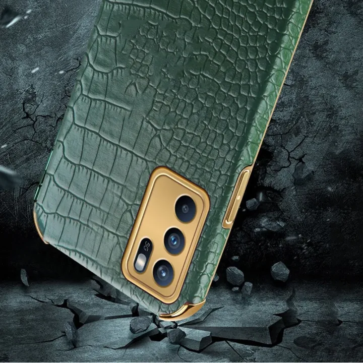 lthmy%20for%20OPPO%20Reno6%20Z%205G%20Phone%20Case%20Leather%20Crocodile%20Pattern%20Plating%20Soft%20TPU%20Shockproof%20Anti-scratch%20Four%20Corners%20360%20Degree%20Protection%20Back%20Cover%20-%20Image%205