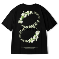 DISICHEN Fashion Heavyweight Retro Men's English Letters 100% Cotton Printed Round Neck High-quality Casual Fitness Street T-shirt Luxury. 