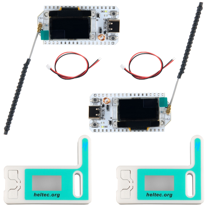 LoRa32 V3 2 Sets ESP32-S3 WiFi+ BT SX1262 CP2102 LoRa Development Kit for Meshtastic IoT LoRaWAN ESP32 Dev Board