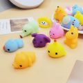 24PCS Mini Kawaii Squishies Mochi Stress Reliever Anxiety Toys Squishy Toy Party Favors for Kids Basket Fillers with Storage Box. 