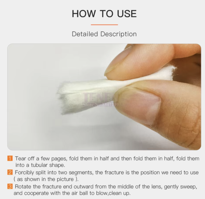 50%20Sheets%20Soft%20Camera%20Lens%20Optics%20Tissue%20Cleaning%20Clean%20Paper%20Wipes%20Booklet%20-%20Image%203