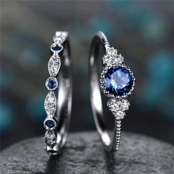 2Pcs%20Women's%20Ring%202Pcs%20Women's%20Ring%7C%7CnElegant%20Zircon%20Rhinestone%20Anniversary%20Engagement%20Ring%7C%7CnJewelry%20Gifts%20For%20Women%20Girls%20Stylish%7C%7CnZirconia%20Women's%20Rings%7C%7CnFashion%20Zirconia%20Women's%20Rings%7C%7CnSet%20Of%20Two%20Micropaved%20Emerald%20Ring%20-%20Image%202