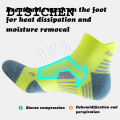 DISICHEN New Sock Running Sports Men Marathon Women 2023 Fitness Thickened Professional Cushioned Short Tube Low Cut Boat Ankle Socks. 