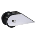 2X Marine Stainless Steel Boat Bow Anchor Roller Bracket Rollers for Yacht(Black). 