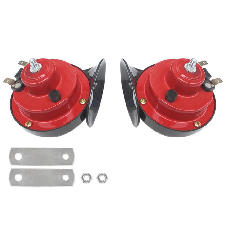 2Pcs%20Motorcycles%20Modification%2012V/24V%20Loud%20Car%20Horn%20300DB%20Super%20Loud%20Air%20Horns%20Replacement%20Kit%20Red%20Waterproof%20Motorcycles%20Speaker%20Universal%20-%20Image%209