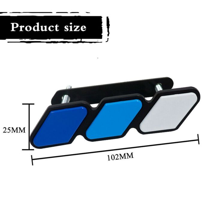 NAMUNY%20Car%20Under%20Seat%20Outlet%20Heater%20Floor%20Air%20Duct%20Vent%20Grille%20with%20Front%20Grille%20Badge%20Tri-Color%20Emblem%20Badge%20with%20Mounting%20-%20Image%203