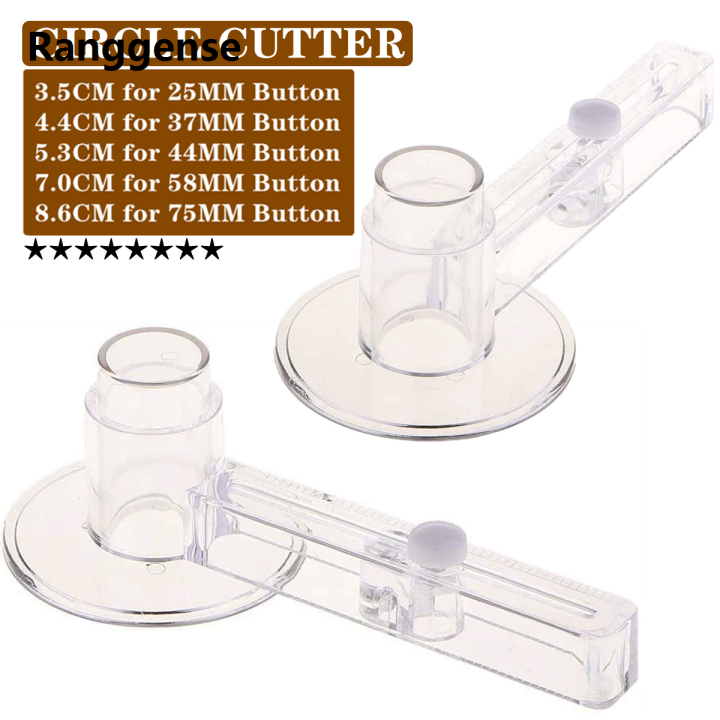 Ranggense Original Adjustable Circle Cutter Round Badge Button Maker ...