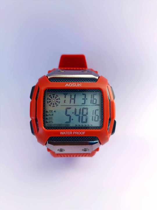 Electro%20Tech%20-%20New%20Unisex%20Digital%20AOSUN%20Water%20Proof%20Watch%20with%20Alarm%20&%20Stop%20Watch%2030m%20Water%20Resistant%20With%20Stainless%20Steel%20Back%20-%20Image%205