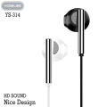 Yesplus YS-314 Genuine Extra Bass Crisp & Clear Stereo Earphone - White. 