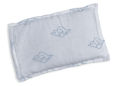 Kokroma Refillable Mustard Seed Baby Pillow | Natural Flat Head Prevention | 0-6 Months | 100% Cotton | 16" x 10.5". 