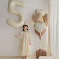 Childrens Number Balloons Girl Boy Decoration Scene Setup Party Ceremony First Birthday Atmosphere Photo Props. 