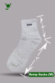 Unisex 2 Combo Original Hemp Socks For a Couple Sustainable & Odor-Resistant. 