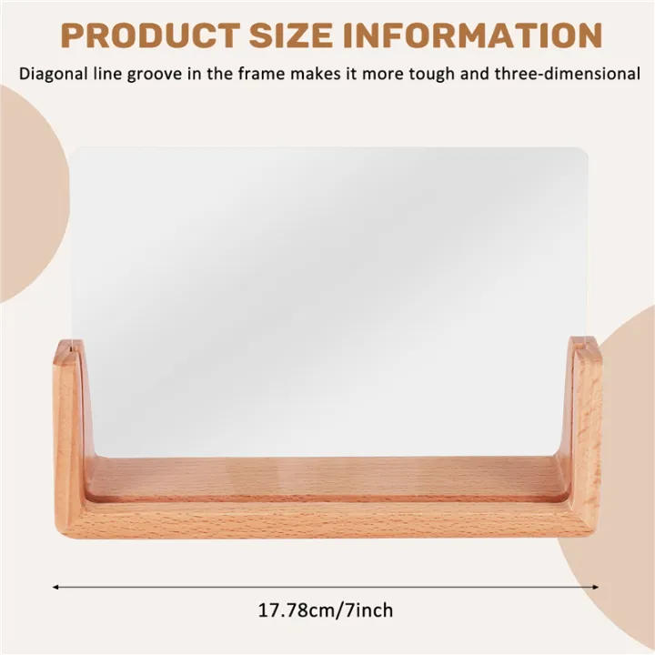 U-Shaped%20Acrylic%20Photo%20Frame%20Solid%20Wood%20Home%20Desk%20Decoration%20for%20Office/Bedroom/Living%20Room/Cafe%20-%20Image%203