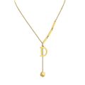 Enacolor 18K Plated Stainless Steel Initial Necklaces Letter Pendant for Accessories. 